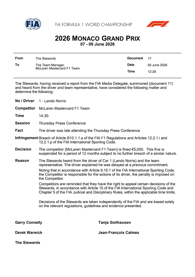 Thumbnail for Doc 17 - Infringement - Car 1 - Media Commitment